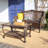 Metzinger Premium All-Weather Wicker 4 - Person Patio Conversation Set