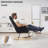 Teddy Fabric Upholstered Nursery Rocking Glider Chair-1504793720