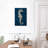 Brampt Antique Seahorse On Blue I-108446445