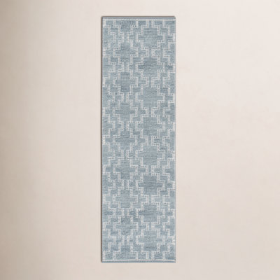 Hand-Woven Geometric Outdoor Rug