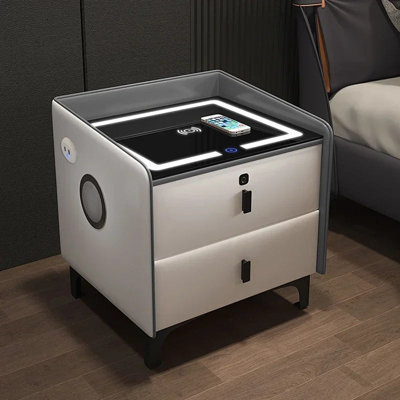 Claritza 19.68cm W Manufactured Wood Bedside Table