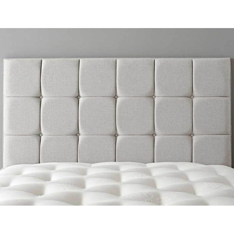 Ergun Upholstered Headboard, Silver, Small Single (2'6)