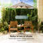 Solid Wood Acacia Outdoor Bench