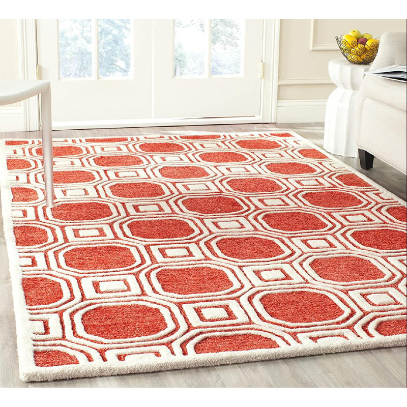 Tyric Hand Tufted Performance Abstract Rug, Rectangle 8' x 10'