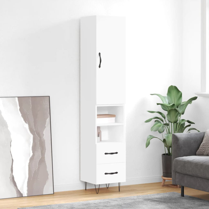34.5cm Sideboard, White