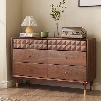 Armoire d'appoint en noyer massif