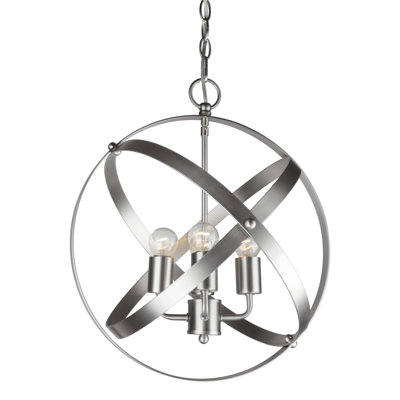 Cale 4 - Light Dimmable Globe Chandelier