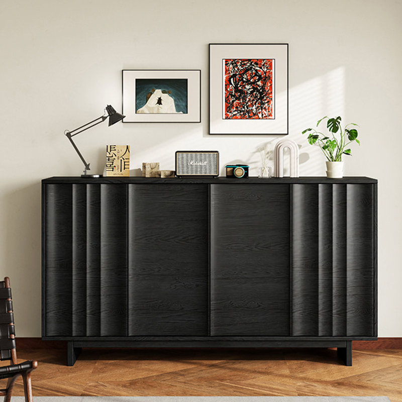Buffet d'entrée en bois massif 62,99 po