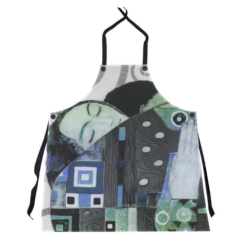 Tablier gustav klimt,, Gris / Bleu
