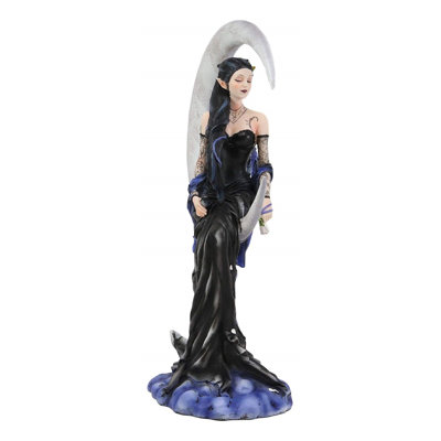 Figurine fée à grande lune décroissante céleste Jakeman