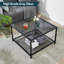 Glass Top End Table