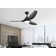 52 Inch Modern Ceiling Fan with 22W LED Light, 3 ABS Fan Blades DC Motor Ceiling Fan for Indoor