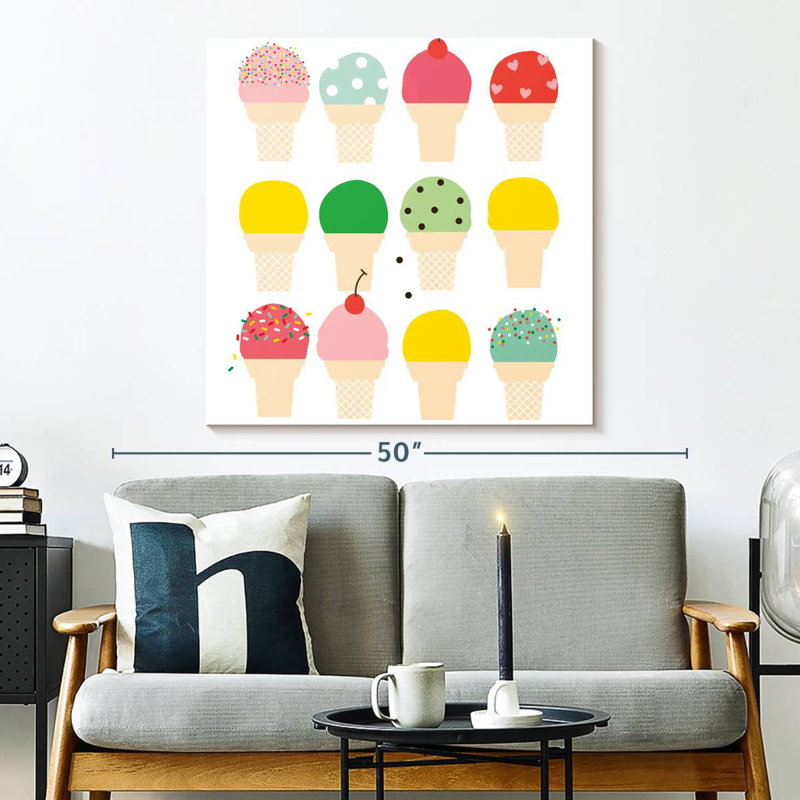 Yarlin Ice Cream Fun, H 33 po x l 33 po