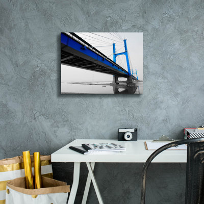 «Suspension Bridge In Blue» par PhotoINC Studio