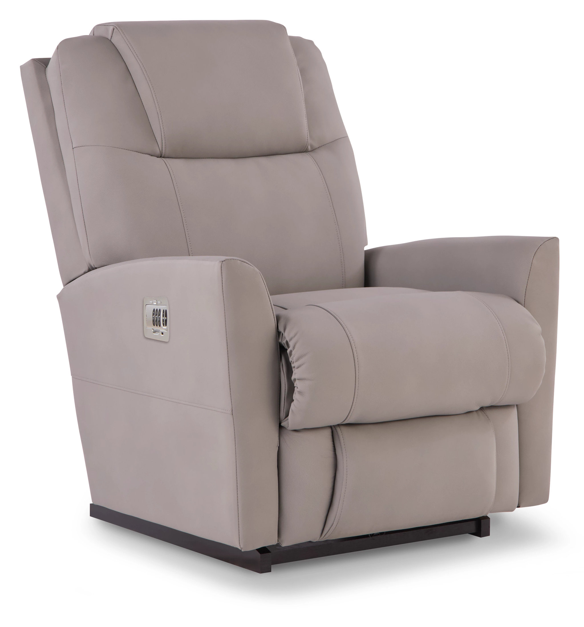 La-Z-Boy Sparrow Power Leather Rocking Recliner with Power Headrest and ...