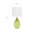 Texturized Ceramic Oval Table Lamp-328149693