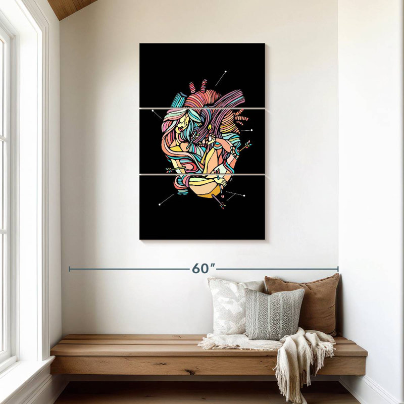 Hardie Vibrant Heart, 45" H x 28" W