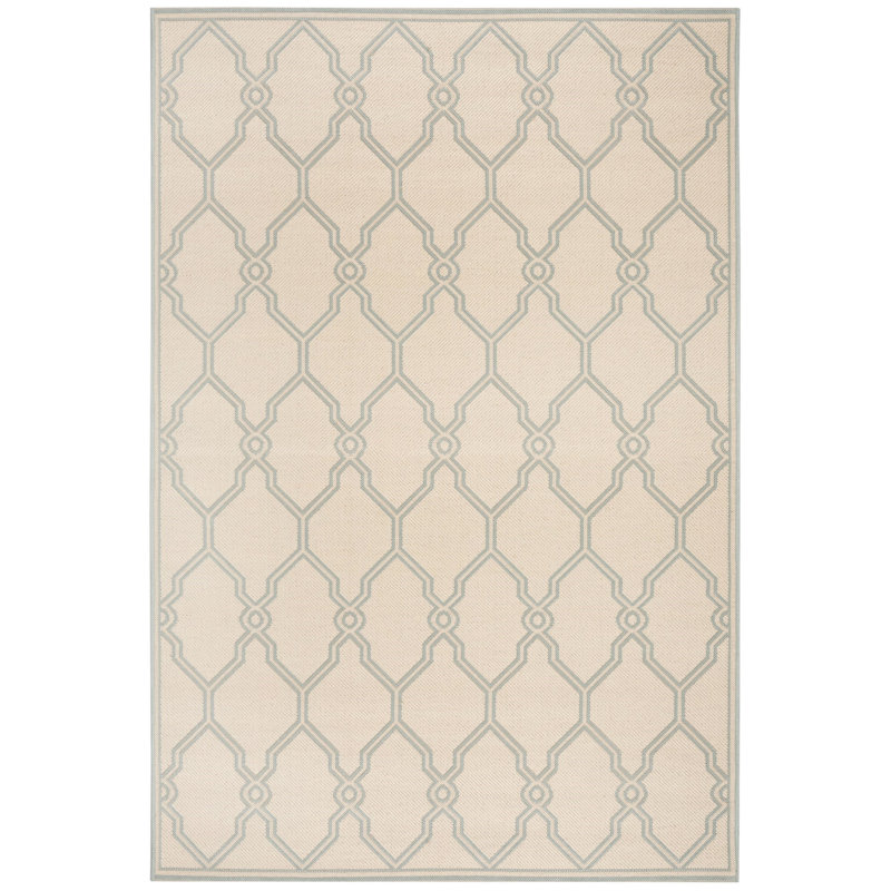 Ferrill Linden 100 Performance Geometric Indoor/Outdoor Area Rug, Rectangle 8' x 10'