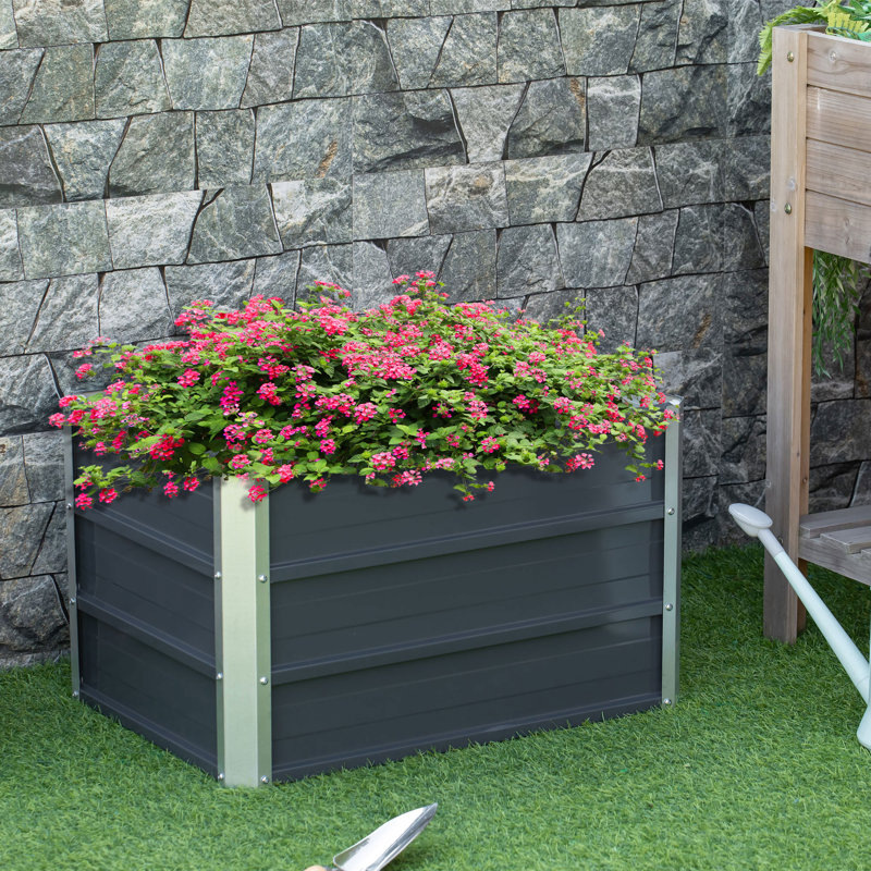 Aaleiya Metal Raised Garden Bed