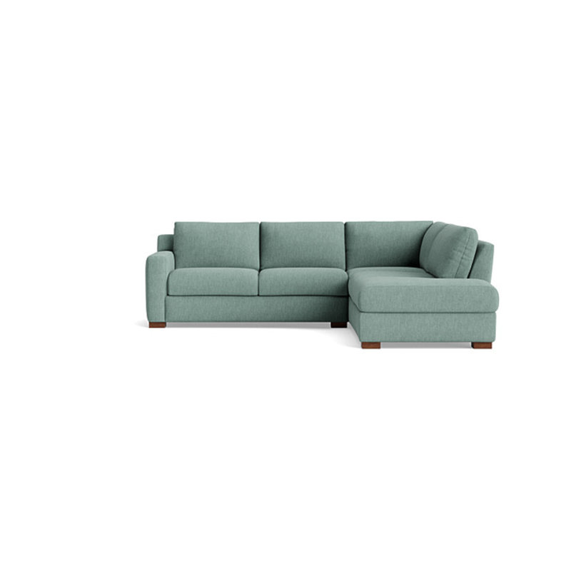 Catalina Sectional, Performance Weave - Spa, Right Hand Facing