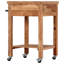 Anyan Solid Wood Kitchen Cart