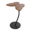 Table d'appoint au sol avec table d'appoint en forme de papillon, petite table d'appoint en forme de C pour le salon, la chambre à coucher et le bureau