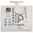 Thermostatic Rainfall Shower System with Rough in-Valve and Shower Body Spray