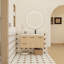 Meuble-lavabo flottant mural 36 po avec lavabo
