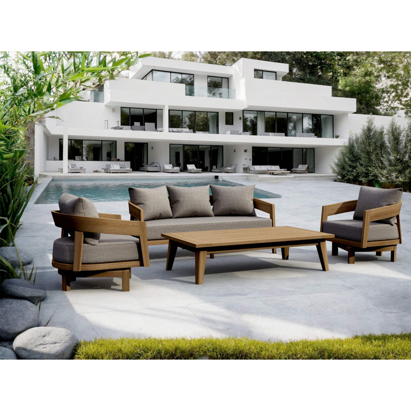 SET-370 Toscana 4-pc Deep Seating Swivel Set