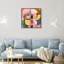 Oliver Gal Vibrant Palm Springs III Abstract - High-Gloss Gel Framed Canvas Art-1085866120-1085866127