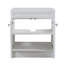 Base de meuble-lavabo simple SmartFold de 30 po seulement en blanc