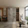 16" Ceiling Mounted 4-Function Thermostatic Rainfall Shower System with 6 Body Jets and Slide Bar