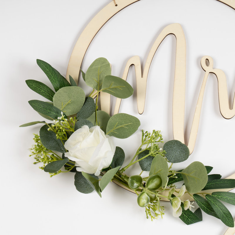 Set 3 Mr & Mrs Wedding Hoops D35/D25cm