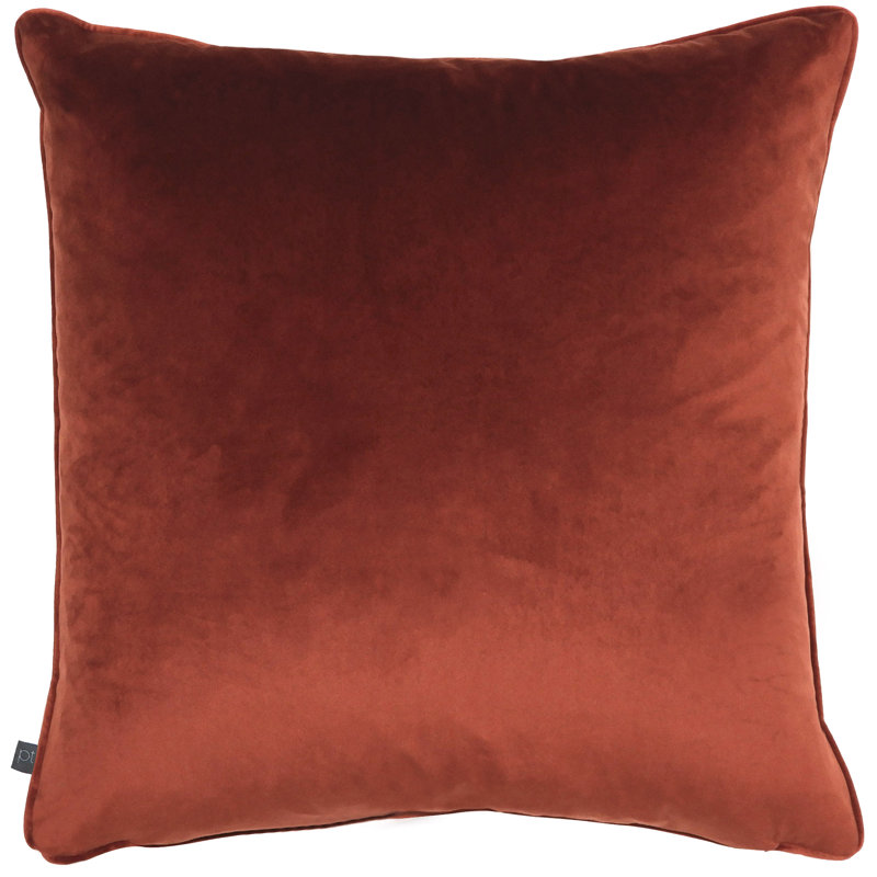 Pegram Floral Square Cushion, Russet