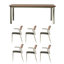 High quality solid wood table set