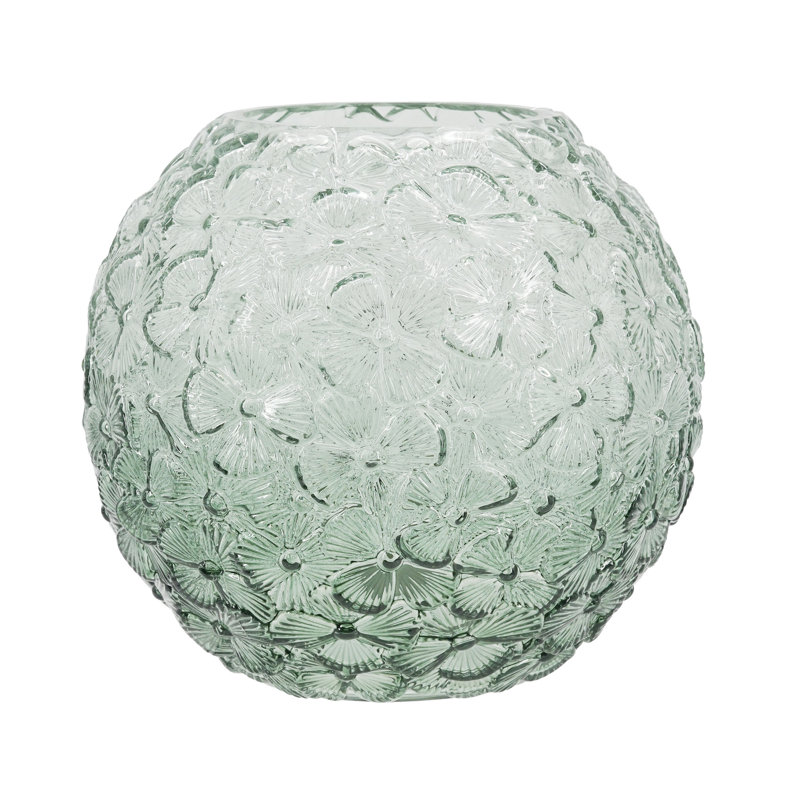 Structure de vase en verre 8 "x 7" H