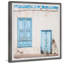 «Blue Doors And Windows», reproduction encadrée-1676538724