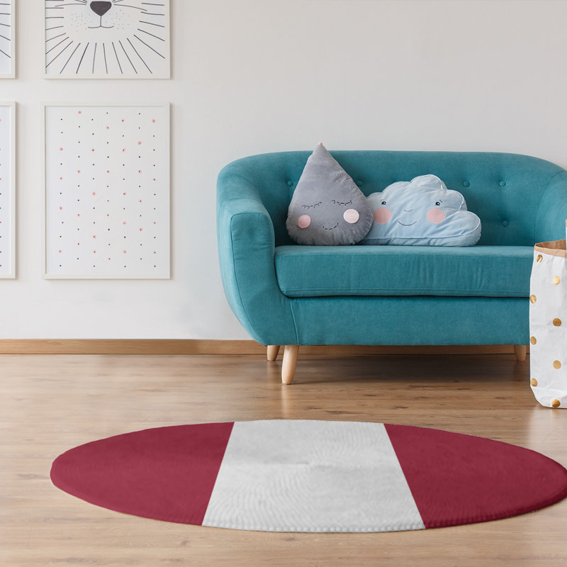 Tapis de zone rouge, Rond 5 pi