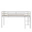 Lit mezzanine bas en bois avec échelle-343976216