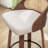 Huneycutt Mid-Century Modern Rattan Bar Stools With Upholstered Seat（Set Of 4)-1158776364-1158776355