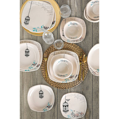 Kriner 24 Piece Dinnerware Set, Service for 6