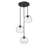 Jemnice 3 - Light Steel Dimmable Tiered Chandelier