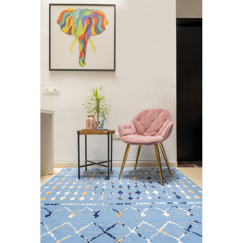 Emmeloord Moroccan Indoor Rug, Rectangle 7'8" x 11'