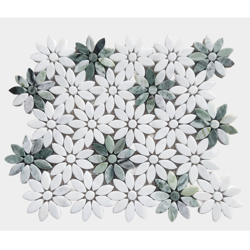 Emerald Green + Empress White Petal Sheet