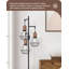 Lampe sur pied Farmhouse pour le salon avec 3 ampoules à DEL Edison