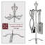 Vida Fleur-de-Lys Steel Fireplace Tool Set-19298082