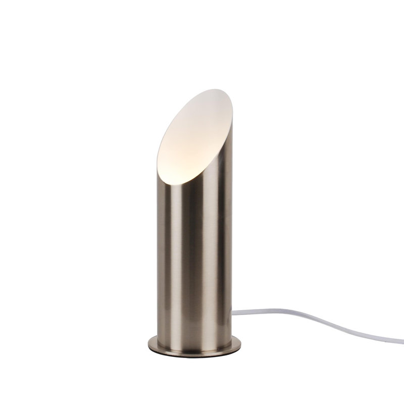 Kari 27.3cm Torchiere Floor Lamp, Satin Nickel