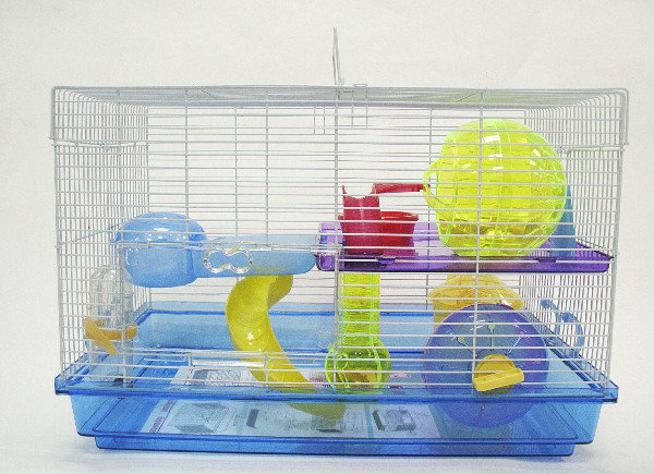 Habitat modulaire pour petits animaux Iggy, Bleu