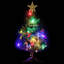 Mini Artificial Pre-lit Christmas Tree with LEDs Xmas Decoration Green-1322682708