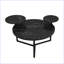 Table basse moderne avec deux tablettes